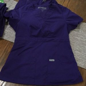Grey’s Anatomy Purple XS Scrub Set (top & bottom)